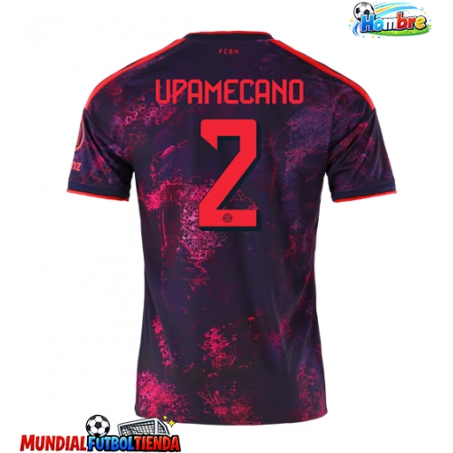 Camiseta Bayern Munich Dayot Upamecano #2 Tercera Equipación Replica 2026-27 mangas cortas